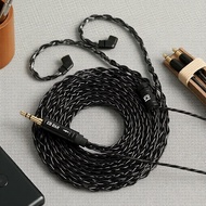 KBEAR ST12 8-Core 4N OFC Silver-Plated HiFi IEM Cable 2Pin, Extension Cable for KZ/CCA/ZSTX Kabel IE
