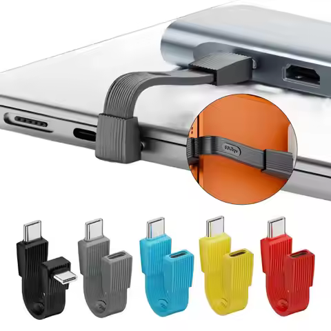 For Type-C Elbow Short Cable Portable Type-C TO Type-C Fast Charging Cable Data Transfer Cable For L