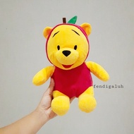 Boneka Pooh Costum Buah Original Disney Winnie The Pooh Size 30 cm