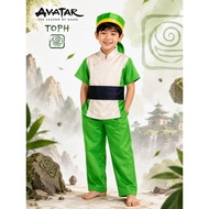 BAJUANAKUNIK AVATAR COSTUME/ KIDS TOPH COSTUME/ EARTHBENDER COSTUME/ LEGENT OF AANG COSTUME/