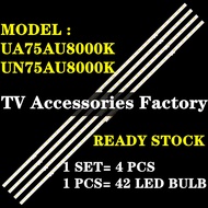 UA75AU8000K SAMSUNG 75" TV LED BACKLIGHT (LAMP TV) SAMSUNG 75 INCH LED TV BACKLIGHT UA75AU8000 UN75A