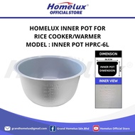Homelux 6L | 8.6L Non Stick Commercial Electric Rice Cooker & Warmer Soup HPRC-6L | HPRC-86L