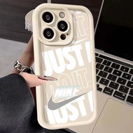 YX129 SOFTCASE CASING WHITE NIKE JUST DO IT COMPATIBLE FOR XIAOMI REDMI 5A 6A 8 9 9A 9C 9T 10 10C 12