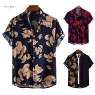 Kemeja Tema Retro Pop Yeh Yeh P. Ramlee 60an 70an Kemeja Retro Lelaki Kemeja Bunga Shirt Loose Casua