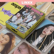 LINXX 55 Pcs AESPA Welcome to my World Album Lomo Card Kpop Photocards  Postcards  Series