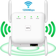 5Ghz Wireless WiFi Repeater 1200Mbps Router Wifi Booster 2.4G Wifi Long Range Extender 5G Wi-Fi Signal Amplifier Repeate