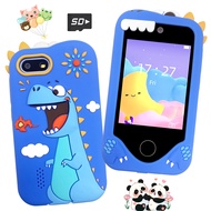 Kids Photo Taking Toy Phone 2.8 Touchscreen Dual Camera Video Player Multi-function Game Device Holi