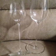 🍷 RONA LEANDROS Sensual Wobbling Bordeaux Wine Glass 2pc NEW 紅酒杯 2只🍷