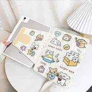 เคสไอแพด Air6 Ait7 Gen10/11 ที่ใส่ปากกา  lovely puppy เคสiPadหมุน 360° Air5 Gen9/8 10.2
