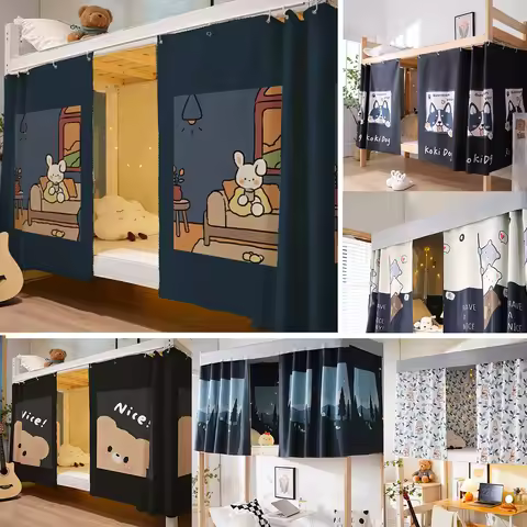 1/2/3pcs Summer Bunk Bed Curtain Mosquito Nets for Bedding Tent Student Dormitory Bed 1Pcs School Be