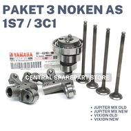 PAKET 3 NOKEN AS + PELATUK KLEP + PAYUNG KLEP 1S7 / 3C1 / JUPITER MX OLD / NEW / VIXION OLD / NEW / 