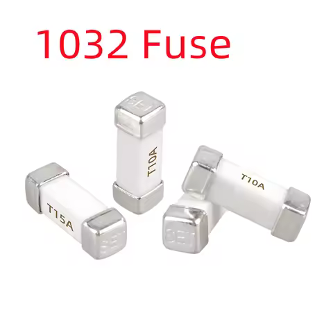 Gold Silver 1032 Fuse 250V AC SMD One-Time Fuse 1.6A 2A 2.5A 3A 3.15A 4A 5A 6.3A 7A 8A 10A 12A 15A C