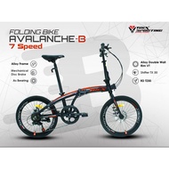 Trex Avalanche B 7Sp Alloy Frame 20 Inch Folding Bike for Children and Adults