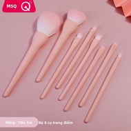 MSQ | Bộ 8 Cây Cọ Trang Điểm Bao Gồm Cọ Má Hồng Cọ Phấn Cọ Mắt Dụng Cụ Trang Điểm