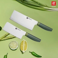 ZWILLING NOW 2pcs Knife Set (Chopper & Chinese Chef Knife) Lime