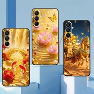 Samsung A15 4G 5G / A25 / A35 / A55 case printed with unique horse and horse fortune bag