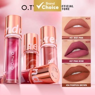 O.TWO.O Lip Gloss Matte Long Lasting 24H Waterproof Lightweight 8 Shades Lipstick Makeup  O.TWO.O Li