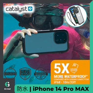 catalyst - 10m 防水 IP68 6.6 英尺 防撞 防跌 防摔 全面保護手機殼 原裝行貨Apple Iphone 14 PRO Max 黑色