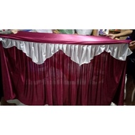 Pony table Cover 65cm x 65cm x 140 covers the front, right and left sides only