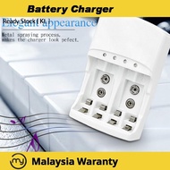 Rechargeable Battery Charger Slot AA AAA 9V