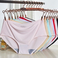 Women Seamless Ice Silk Underwear Seluar Dalam Wanita Panty M- XXL