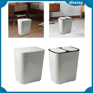 [Direrxa] Nordic Modern 12 Litre/3 Gallon Wet And Dry Waste Bin, Toilet Bin, Office Bin