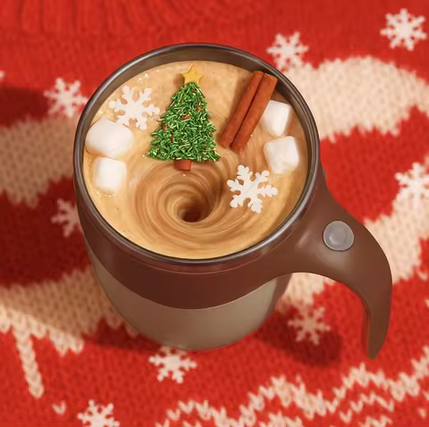 Automatic Stirring Cup Mug Rechargeable Portable Coffee Electric Stirring Stainless Steel Rotating M