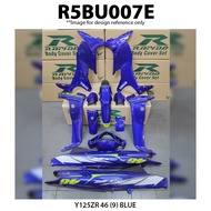 Cover Set Rapido Y125ZR Yamaha 46 (9) Blue Color Ysuku Y125 125ZR Biru Warna Pattern 46 Design 125 Z