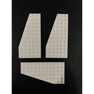 Lego Parts - 30355 - Light Blush Gray, Wedge Plate, 12 x 6 Left