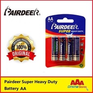 [Original] Pairdeer Super Heavy Duty Battery 1.5V AAA / AA X 4 PCS