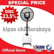 MISTY COOL Spray Fan 26 Inch Blade Curve