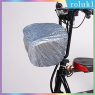 [Roluk] Bike Front Basket Cover Basket Rain Cover for Tricycles Adult Bikes