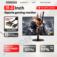 จอคอมพิวเตอร์ 22นิ้ว จอคอม 19 นิ้ว 2K 75HZ จอคอม monitor จอโค้ง เต็มจอไร้ขอบ 22 นิ้ว จอคอมพิวเตอร์