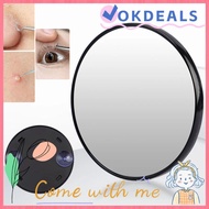 OKDEALS Makeup Mirror, 5x/10x/15x Round Magnification Mirror, With Suction Cup Blackhead Magnifying 