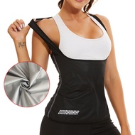 Women's Waist Trainer Sauna Top Ladies Sweat Saunas Sweating Tops Woman Fitness Hot T-shirt Women Jo