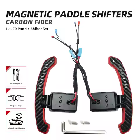 Steering Wheel LED RPM Display Magnetic Paddle Shifter for BMW F/G Series F20 F52 F22 F46 F30 F34 F3