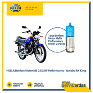 Bohlam Motor Hella Yamaha RX King M5 12V 25/25W P15d-25-1 4500K Performance - Lampu Motor