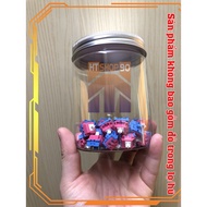 [Buy 2 get 1 free] Transparent plastic box with aluminum lid in many sizes, used to store beautiful 