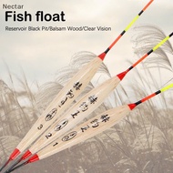 Wooden fishing buoy, wooden carp fishing buoy 11 lines – 34cm