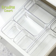 [EruditeCourtS] Clear Drawer Organizer Transparent Drawer Divider Storage Box Bathroom Makeup Organizer Kitchen Tableware Organizer Boxes [NEW]
