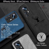 Mi Xiaomi 13T Pro 12T Pro 11 Lite 10 9T Pro 9 SE Lite Mi9 Redmi K20 Pro Cloth Texture Phone Case Cas