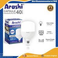 CAHAYA ARASHI Capsule LED Bulb 40Watt Bright White Light E27 LED Bulb - 1 Year Official HANNOCHS War