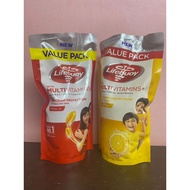 Lifebuoy Antibacterial Shower Gel Refill - Total 10 (850ml) / NEW DESIGN - Lemon Fresh