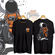 R8 VESPA ASTRONAUTS T-SHIRT/ DISTRO T-SHIRT MEN'S T-SHIRT POROROSHOPPE