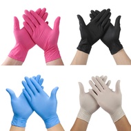 authentic 50/100pcs Nitrile Gloves Kitchen Disposable Powder Free Latex Gloves For Household Kitchen