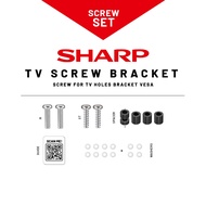 [SHARP] TV Screw for TV Bracket Holes VESA Wall Mount Skru untuk Lubang Pengantung TV