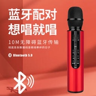 【促銷】2021跨境M6無線藍牙麥克風話筒音響一體手機K歌寶唱歌音箱揚聲器