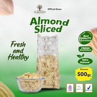 Almonesia - Almond Sliced 500 gr (Almond Topping/ Almond Slices/ Almond Slices/ Almond Slices)