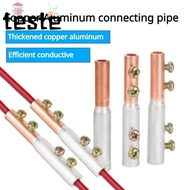 1Pcs Transition Joint, Splice Sleeve Cable Wire Connector Copper-aluminum Transition Tube, Docking T