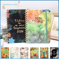 EMOTEMY Calendar 2026, Weekly and Monthly A5 2026 Planner,  Monthly Tabs Agenda Jan.2026 - Dec.2026 